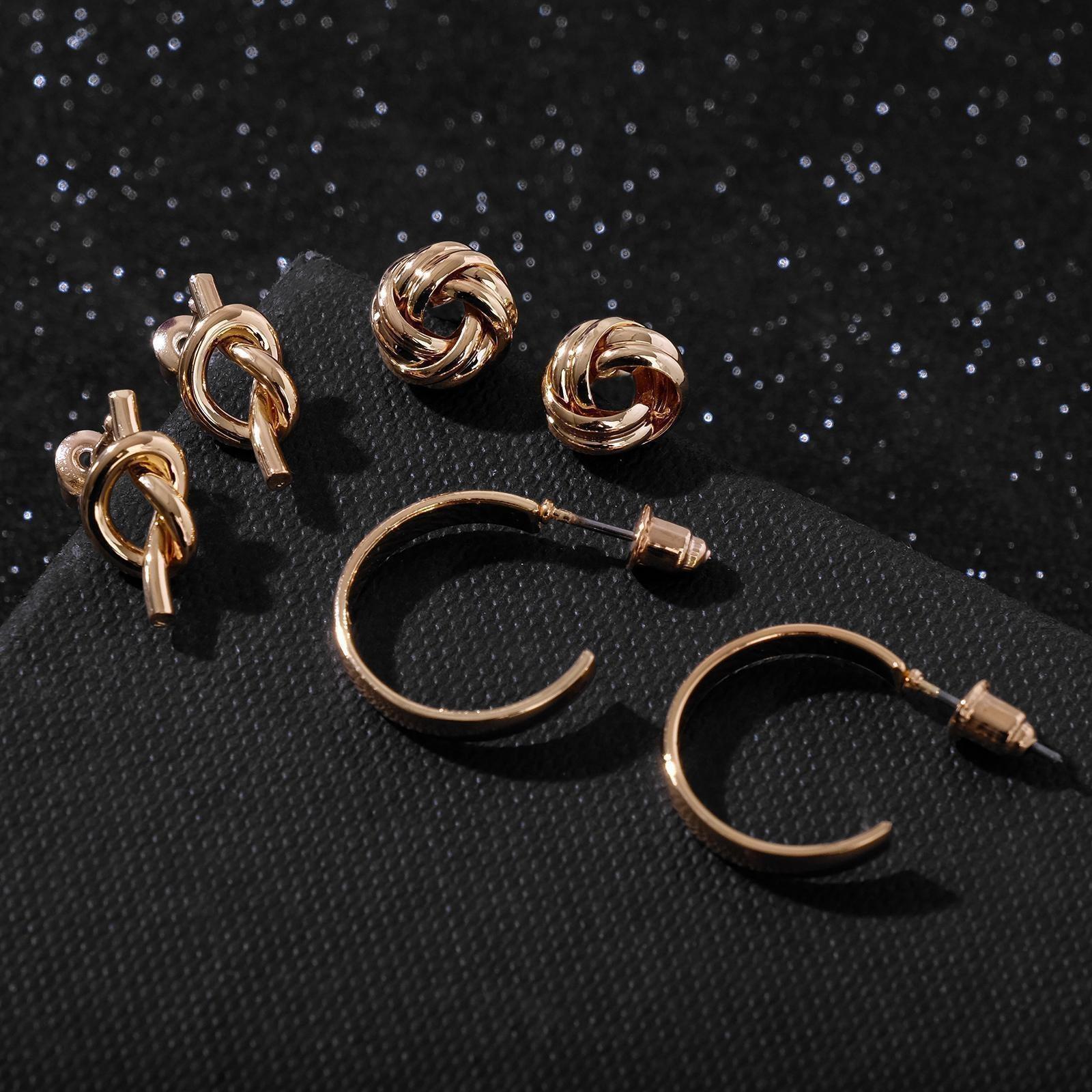 Серьги набор 3 пары 