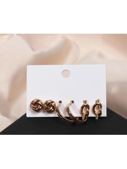 Серьги набор 3 пары 