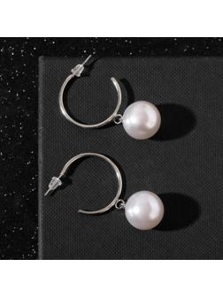 Серьги с жемчугом 