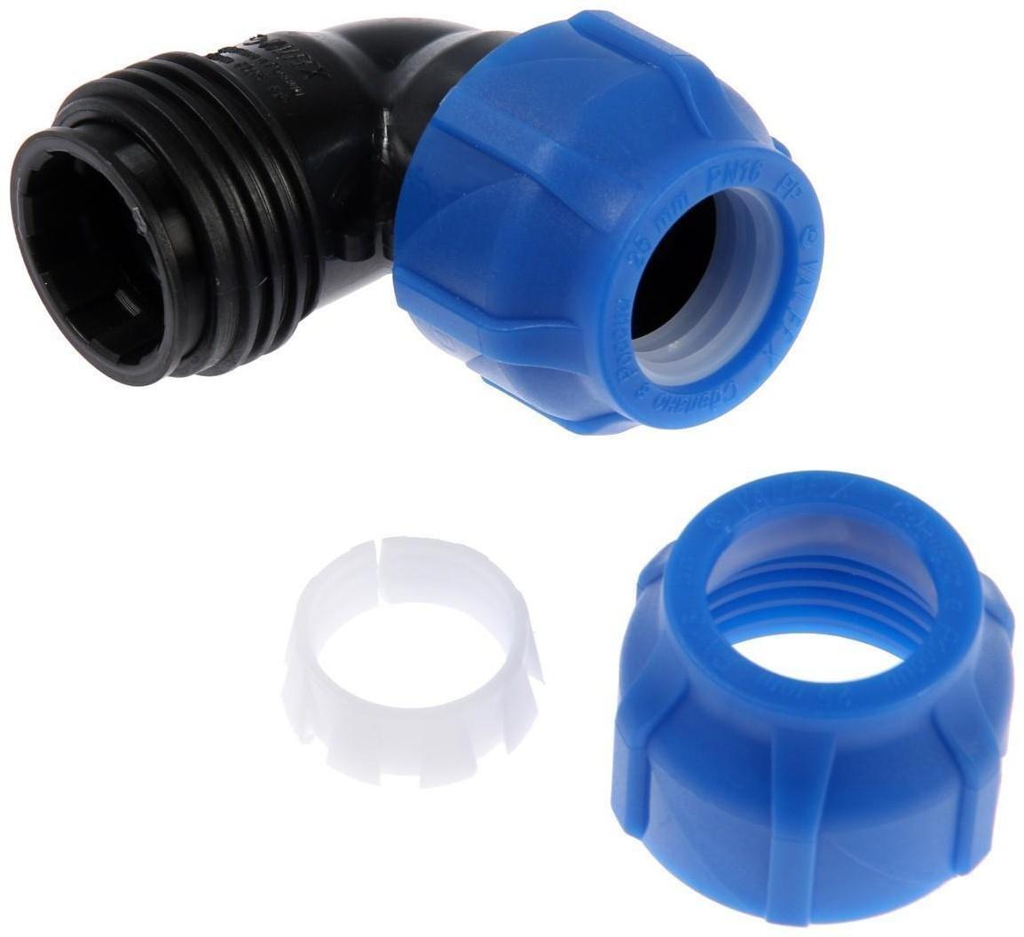 Отвод ПНД VALFEX, d=25 мм