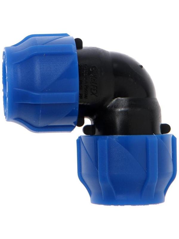 Отвод ПНД VALFEX, d=25 мм