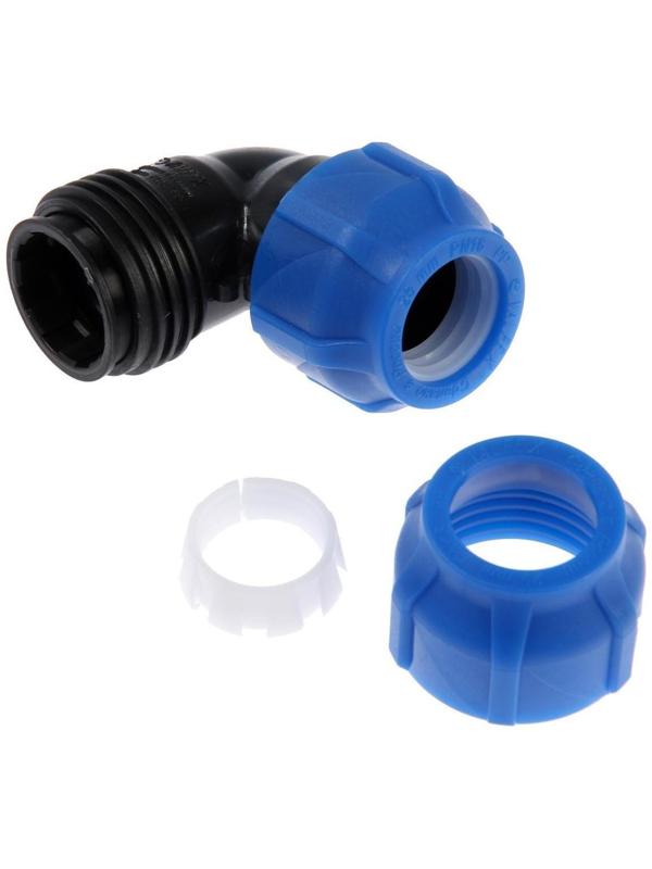 Отвод ПНД VALFEX, d=25 мм