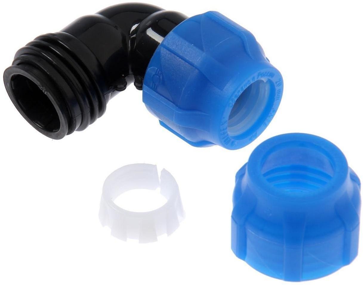 Отвод ПНД VALFEX, d=20 мм