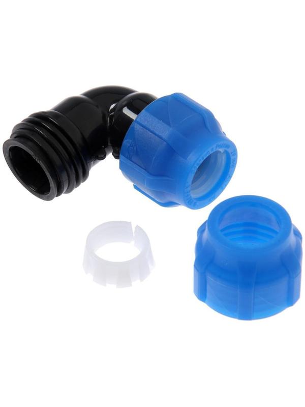 Отвод ПНД VALFEX, d=20 мм