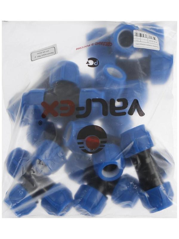 Тройник ПНД VALFEX, d=25 мм