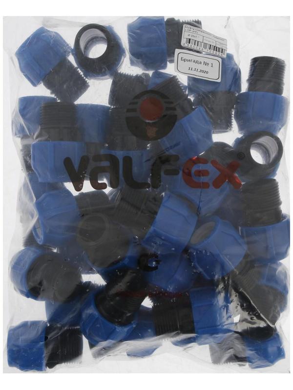 Муфта ПНД VALFEX, d=25 мм х 1