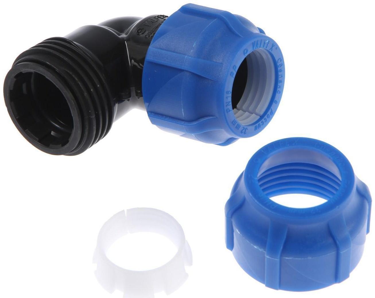 Отвод ПНД VALFEX, d=32 мм