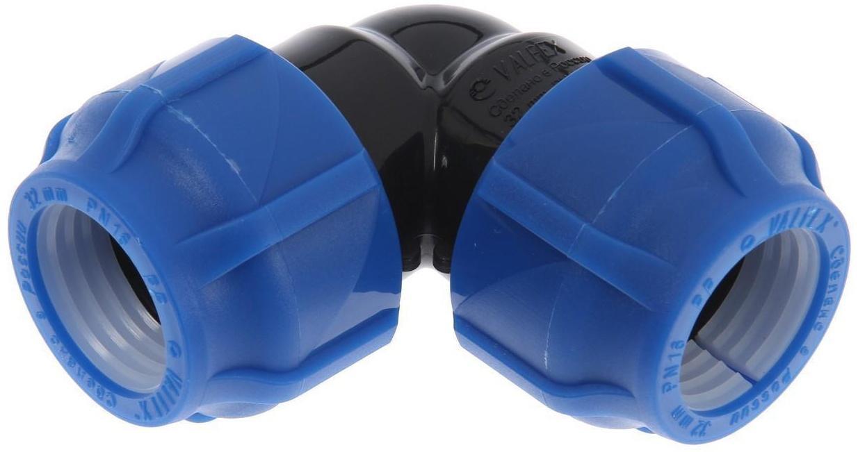 Отвод ПНД VALFEX, d=32 мм