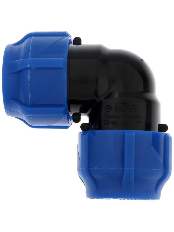 Отвод ПНД VALFEX, d=32 мм