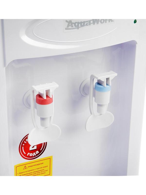 Кулер для воды AquaWork AW 0.7TKR, только нагрев, 700 Вт, белый