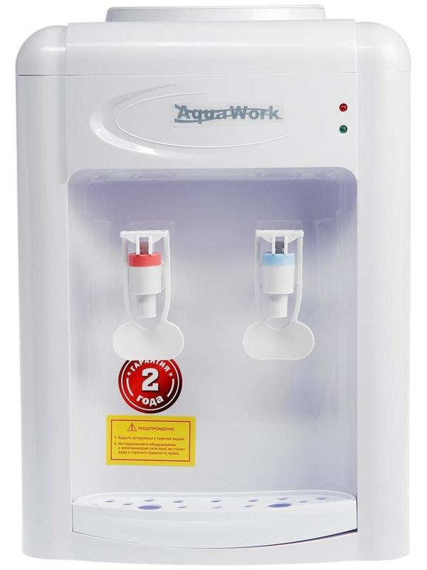 Кулер для воды AquaWork AW 0.7TKR, только нагрев, 700 Вт, белый
