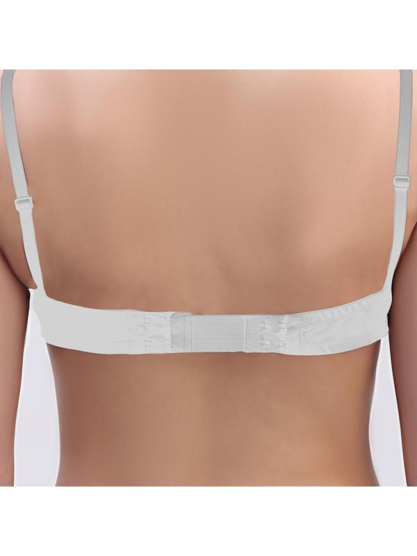 Застёжка-удлинитель для бюстгальтера, 3 ряда 2 крючка, 3,2 × 10,5 см, 3 шт, цвет белый/бежевый/чёрный