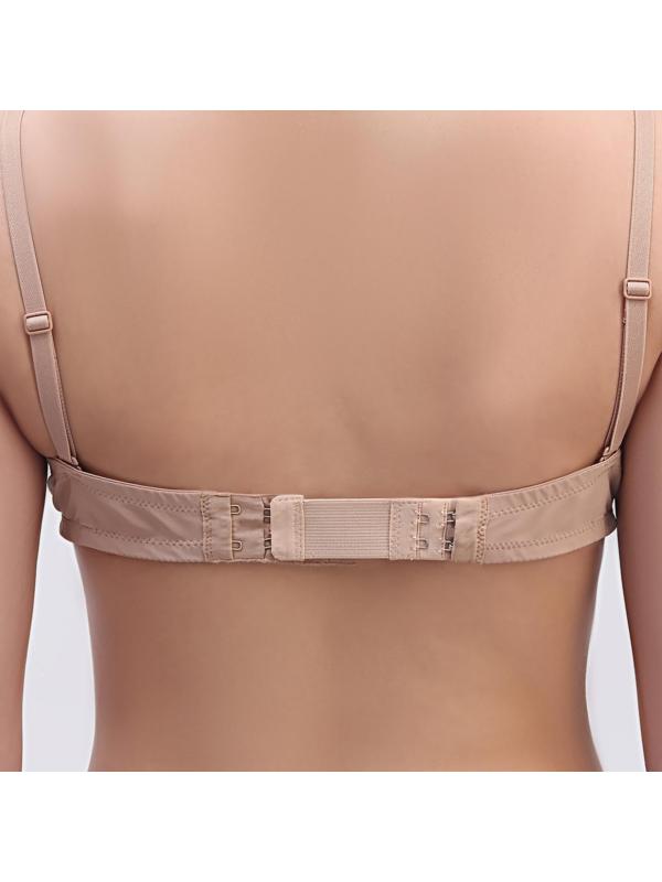 Застёжка-удлинитель для бюстгальтера, 3 ряда 2 крючка, 3,2 × 10,5 см, 3 шт, цвет белый/бежевый/чёрный