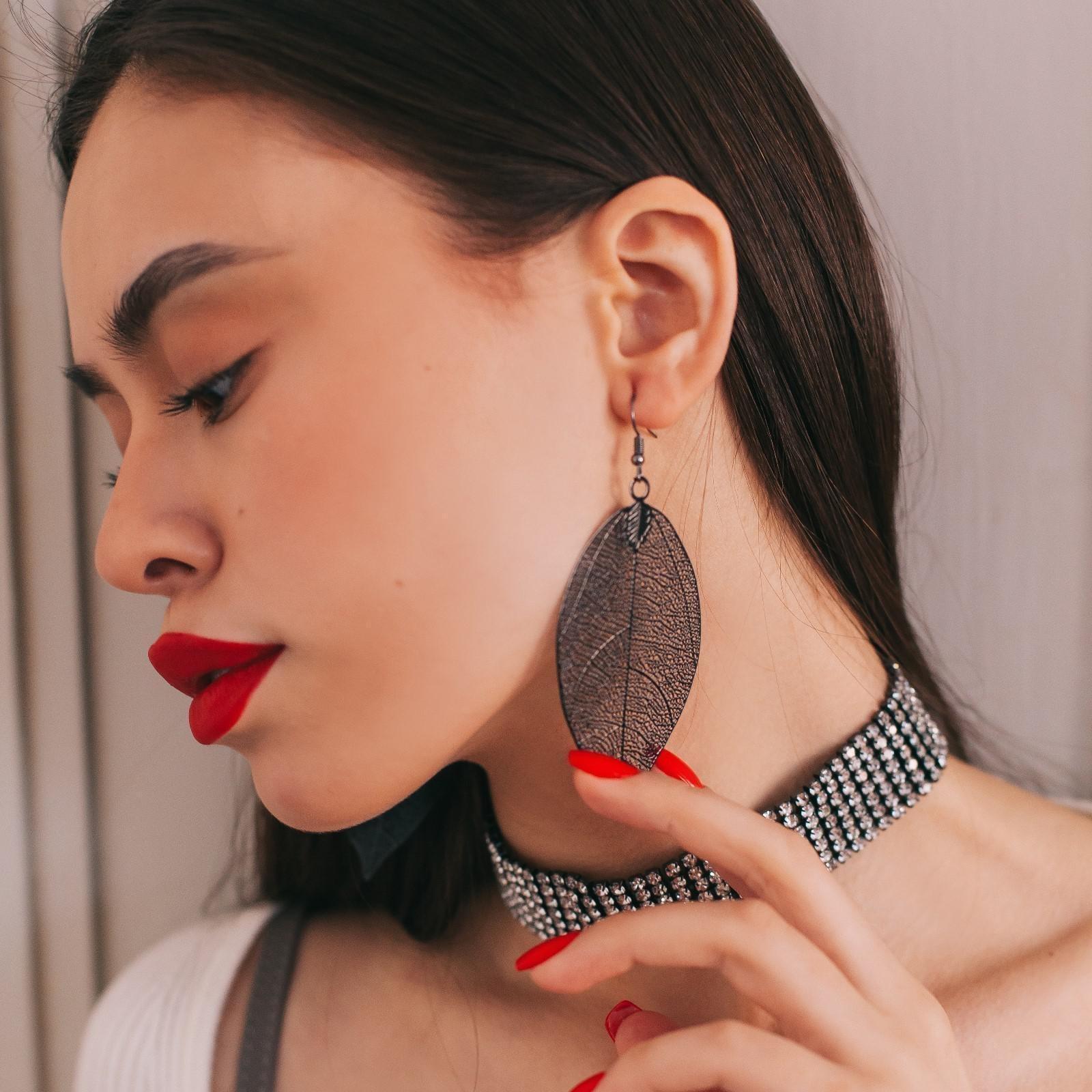 Серьги металл 