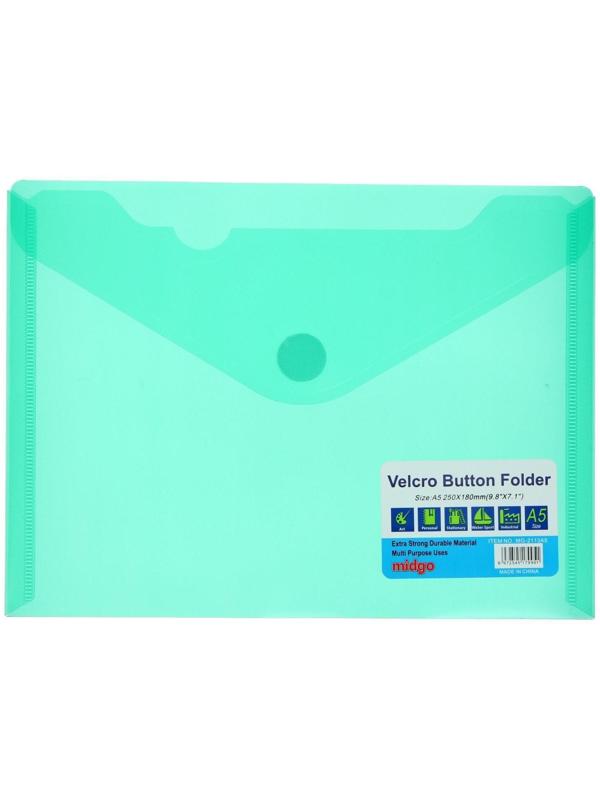 Папка на кнопке (липучке) А5, МИКС