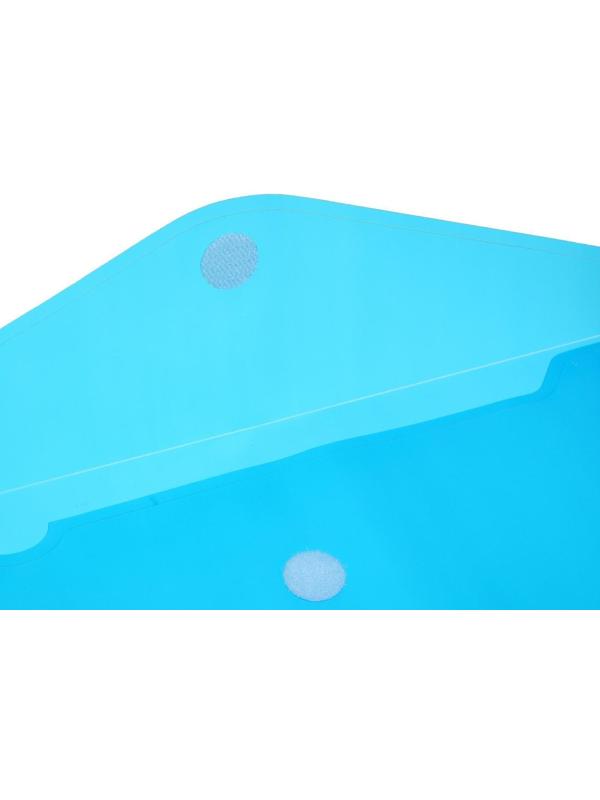 Папка на кнопке (липучке) А4, горизонтальная, МИКС