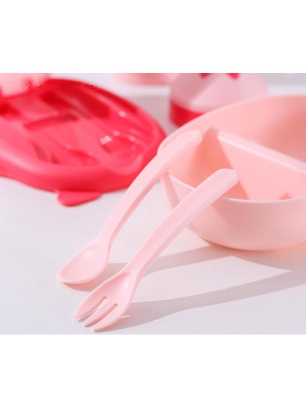 Набор «Пингви», 2 предмета: ланч-бокс, бутыль 20×18×8 см, цвет МИКС