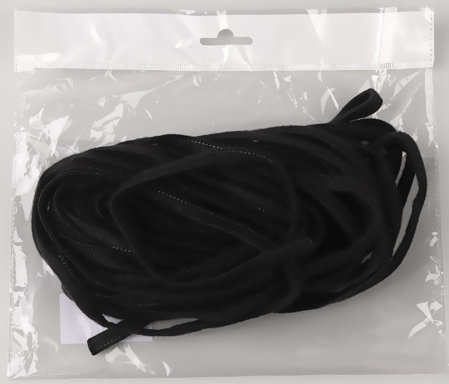 Лента тоннельная, односторонняя, 10 мм, 10 ± 0,5 м, цвет чёрный