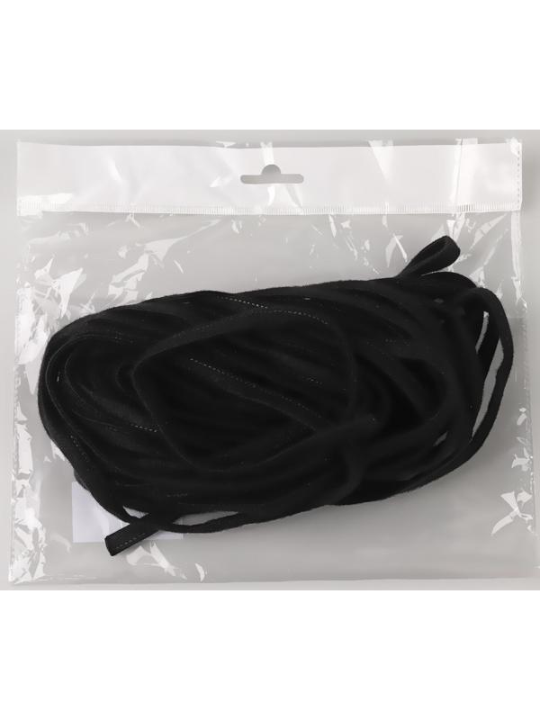 Лента тоннельная, односторонняя, 10 мм, 10 ± 0,5 м, цвет чёрный