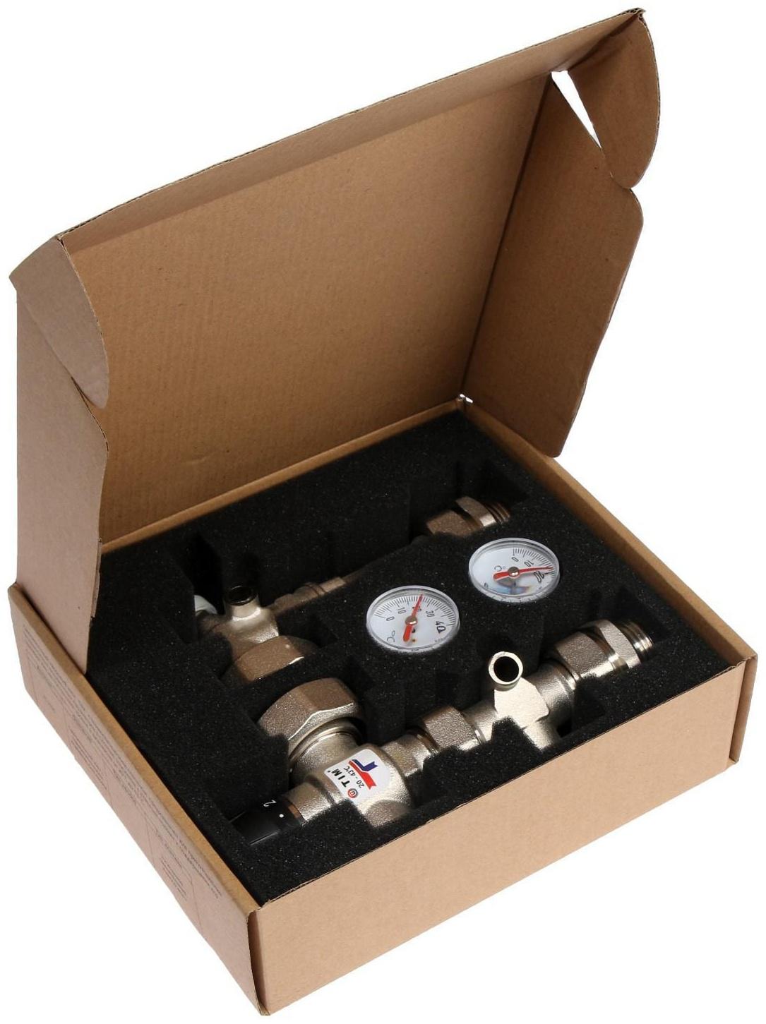 Насосно-смесительный узел TIM JH-1035, 20-43°, без насоса