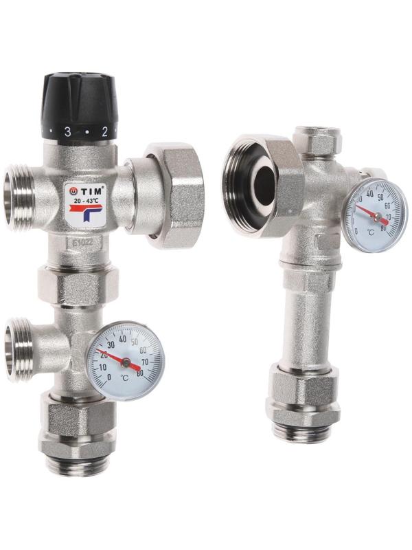 Насосно-смесительный узел TIM JH-1035, 20-43°, без насоса