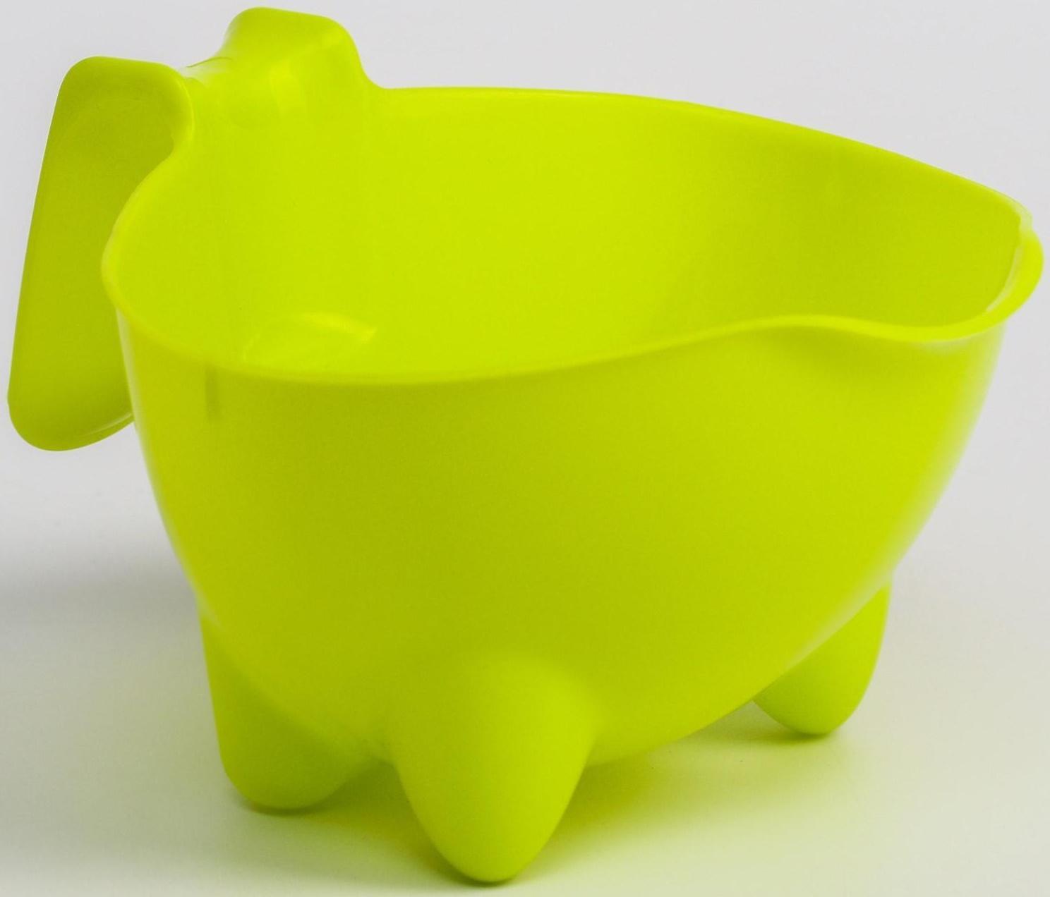 Ковш для купания и мытья головы, детский банный ковшик, хозяйственный «Буль-Буль», 600 мл., цвет МИКС