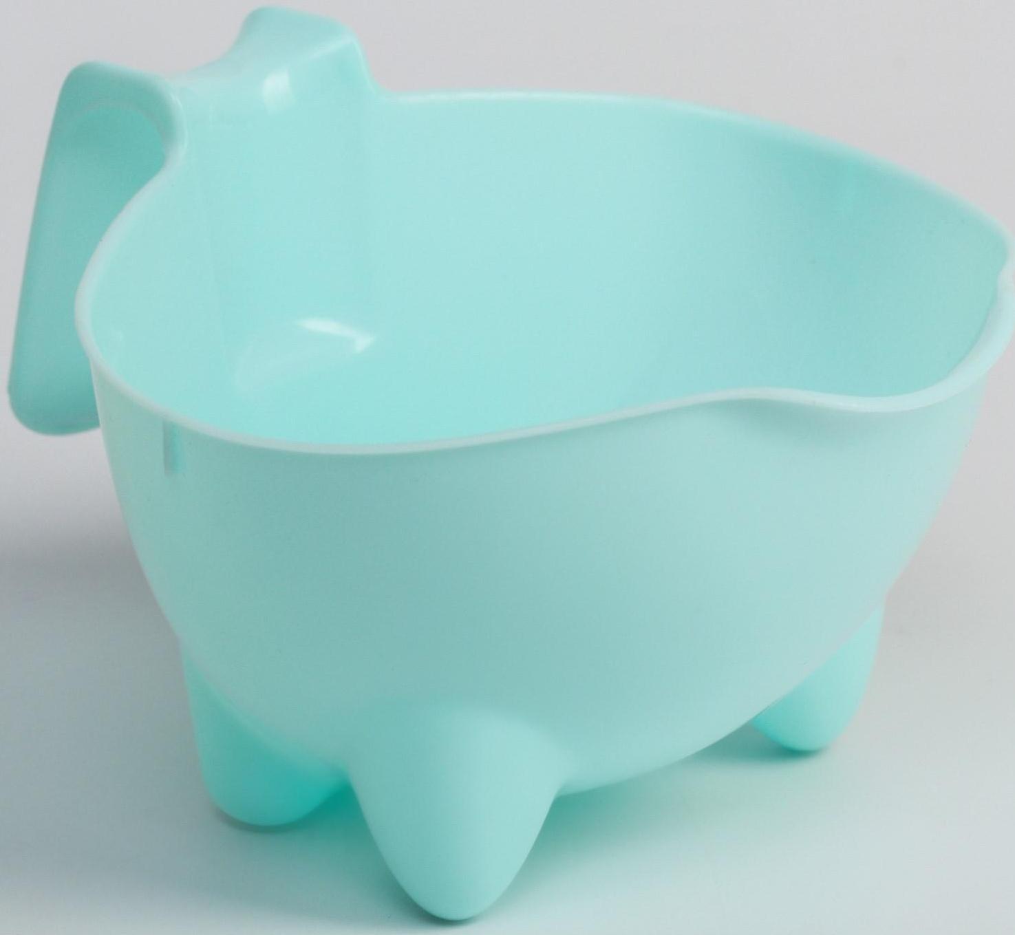 Ковш для купания и мытья головы, детский банный ковшик, хозяйственный «Буль-Буль», 600 мл., цвет МИКС