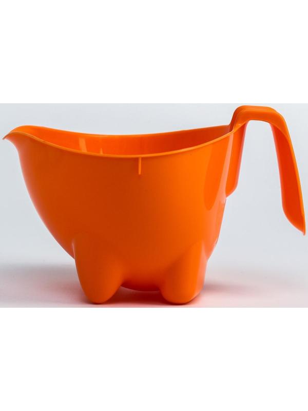 Ковш для купания и мытья головы, детский банный ковшик, хозяйственный «Буль-Буль», 600 мл., цвет МИКС