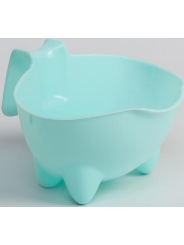 Ковш для купания и мытья головы, детский банный ковшик, хозяйственный «Буль-Буль», 600 мл., цвет МИКС