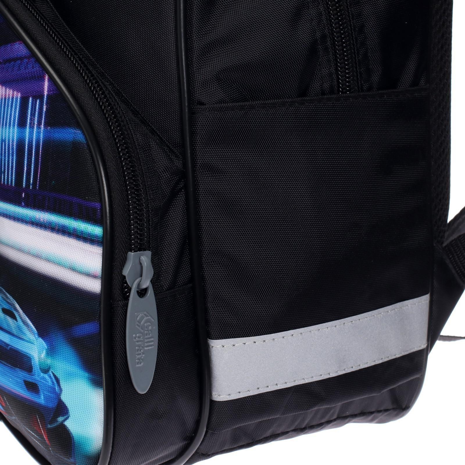 Рюкзак школьный, 37 х 26 х 13 см, эргономичная спинка, Calligrata АН 