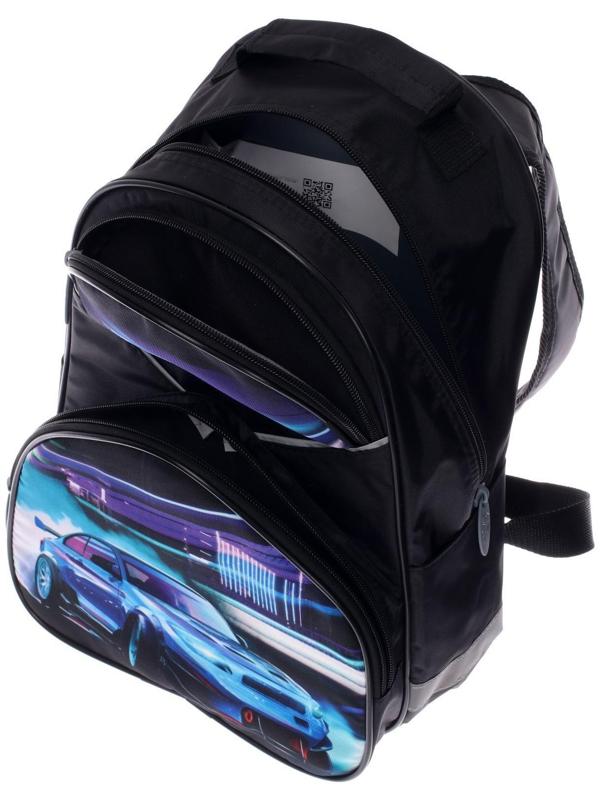 Рюкзак школьный, 37 х 26 х 13 см, эргономичная спинка, Calligrata АН 