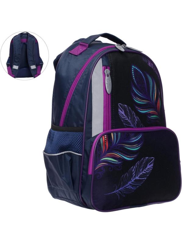 Рюкзак школьный, 37 х 26 х 13 см, эргономичная спинка, Calligrata ОРТ 