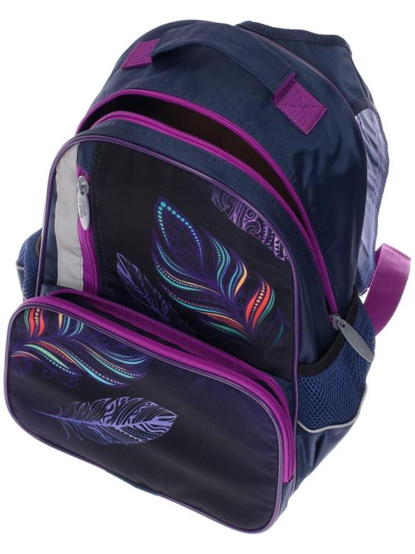 Рюкзак школьный, 37 х 26 х 13 см, эргономичная спинка, Calligrata ОРТ 