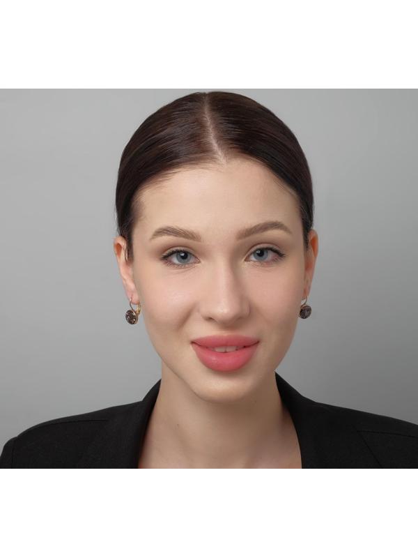 Серьги со стразами 