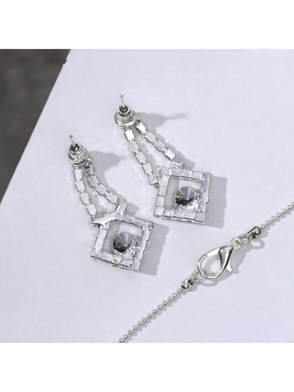 Гарнитур 2 предмета: серьги, кулон 