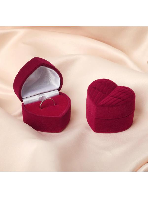 Футляр бархатный под серьги/кольцо 