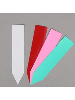 Бирки садовые для маркировки, 10 см, набор 20 шт., пластик, цвет МИКС