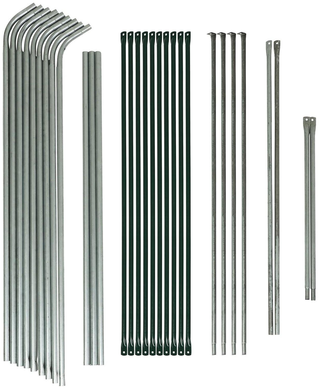 Теплица, 2.5 × 2.45 × 2.1 м, оцинкованный каркас, профиль 25 × 25 мм, спанбонд 90 г/м²