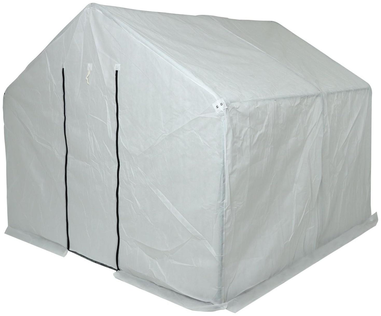 Теплица, 2.5 × 2.45 × 2.1 м, оцинкованный каркас, профиль 25 × 25 мм, спанбонд 90 г/м²