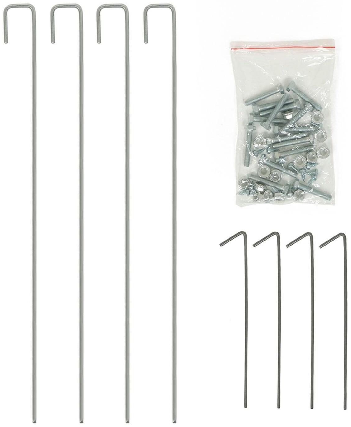 Теплица, 2.5 × 2.45 × 2.1 м, оцинкованный каркас, профиль 25 × 25 мм, спанбонд 90 г/м²