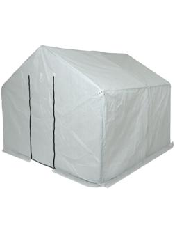 Теплица, 2.5 × 2.45 × 2.1 м, оцинкованный каркас, профиль 25 × 25 мм, спанбонд 90 г/м²