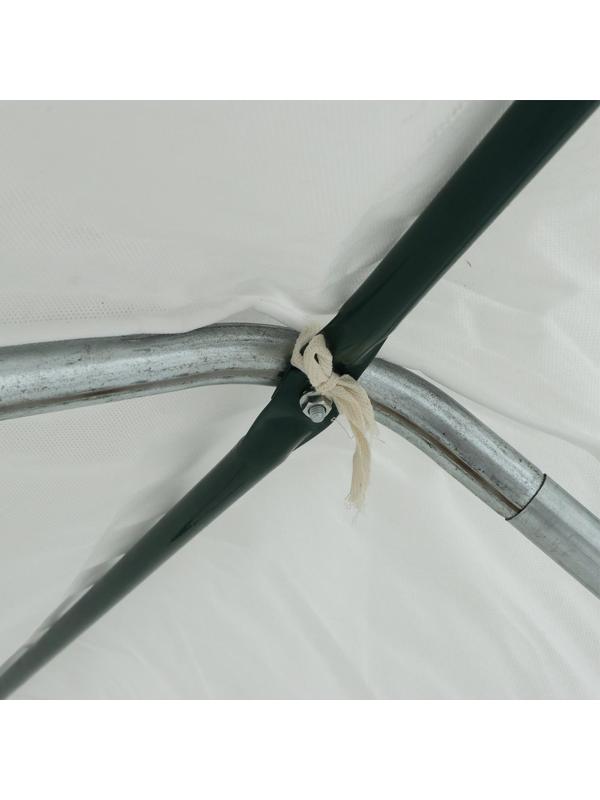 Теплица, 2.5 × 2.45 × 2.1 м, оцинкованный каркас, профиль 25 × 25 мм, спанбонд 90 г/м²