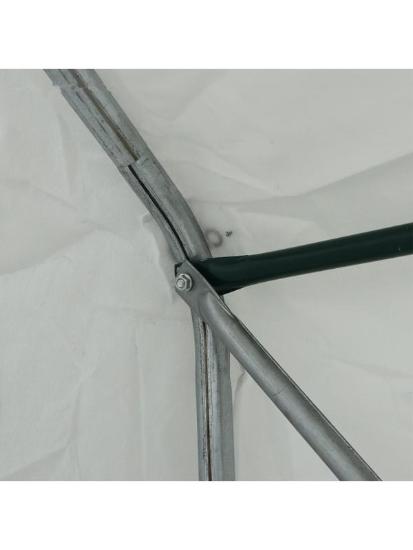 Теплица, 2.5 × 2.45 × 2.1 м, оцинкованный каркас, профиль 25 × 25 мм, спанбонд 90 г/м²