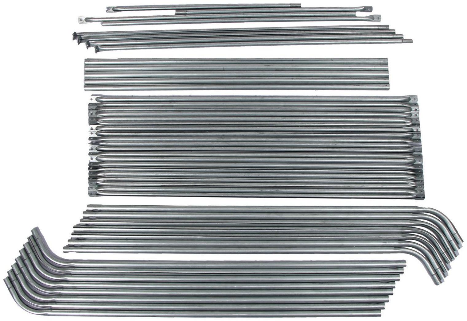 Теплица, 4.9 × 2.45 × 2.1 м, оцинкованный каркас, профиль 25 × 25 мм, спанбонд 90 г/м²