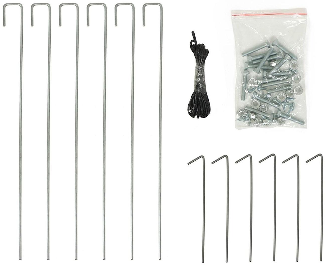 Теплица, 4.9 × 2.45 × 2.1 м, оцинкованный каркас, профиль 25 × 25 мм, спанбонд 90 г/м²