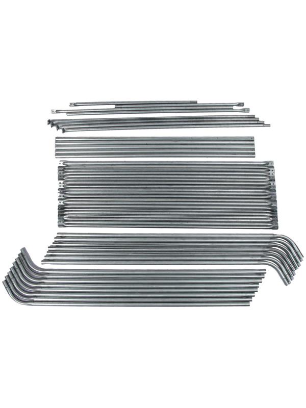 Теплица, 4.9 × 2.45 × 2.1 м, оцинкованный каркас, профиль 25 × 25 мм, спанбонд 90 г/м²