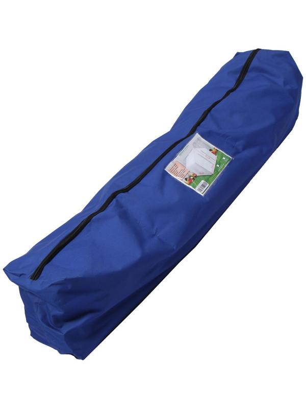 Теплица, 4.9 × 2.45 × 2.1 м, оцинкованный каркас, профиль 25 × 25 мм, спанбонд 90 г/м²