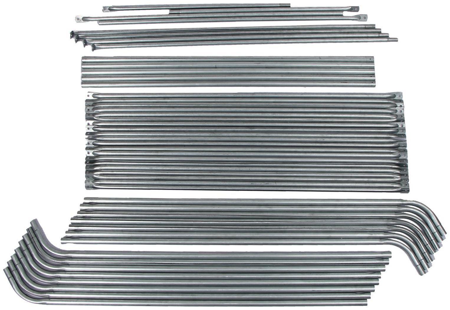 Теплица, 6.1 × 2.45 × 2.1 м, оцинкованный каркас, профиль 25 × 25 мм, спанбонд 90 г/м²