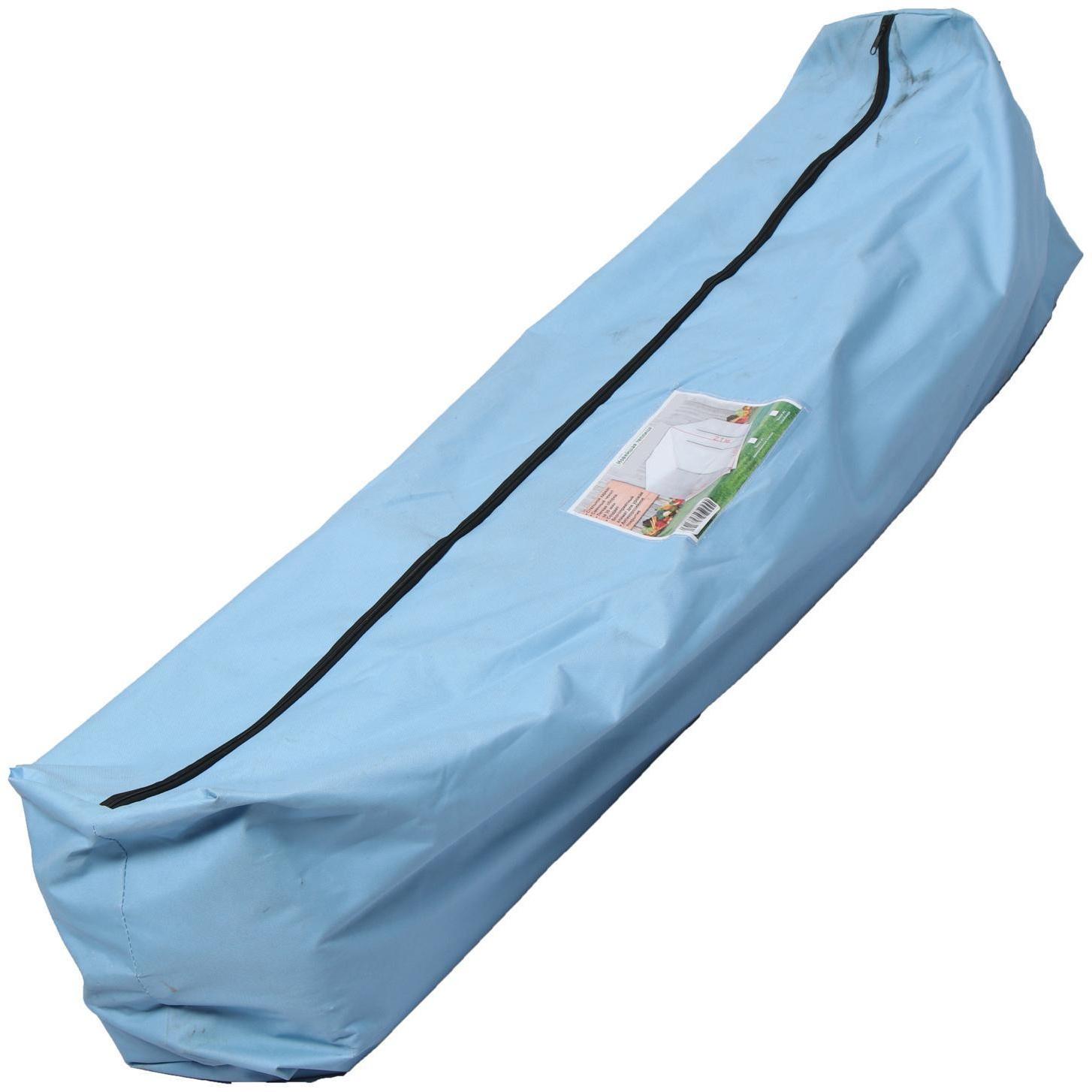 Теплица, 6.1 × 2.45 × 2.1 м, оцинкованный каркас, профиль 25 × 25 мм, спанбонд 90 г/м²