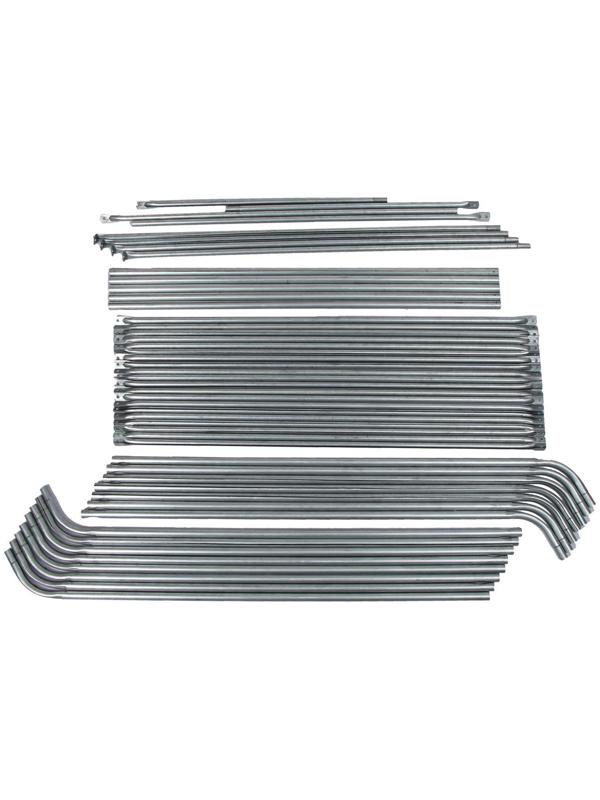 Теплица, 6.1 × 2.45 × 2.1 м, оцинкованный каркас, профиль 25 × 25 мм, спанбонд 90 г/м²